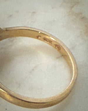 10K Gold Cat's Eye Ring