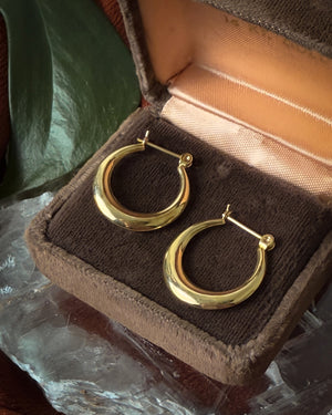 14K Gold Hoop Earrings