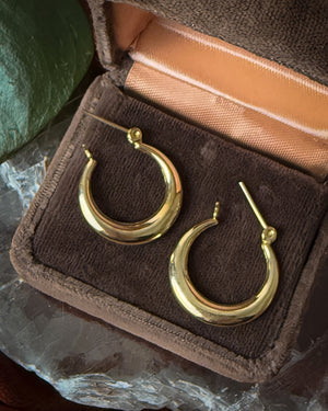 14K Gold Hoop Earrings