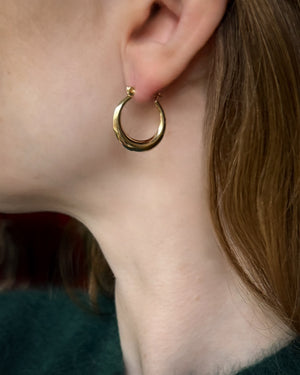 14K Gold Hoop Earrings