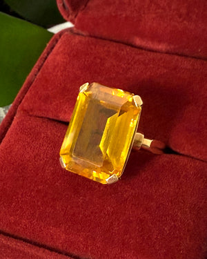 10K Gold & Citrine Ring