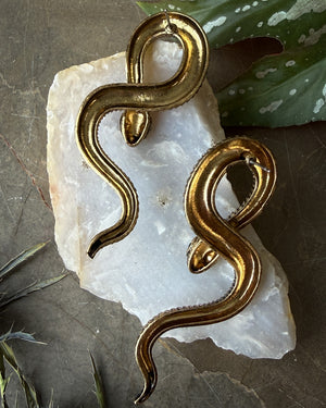 00s Oversized Snake Earrings