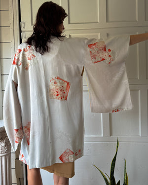 Metallic Silk Haori Kimono