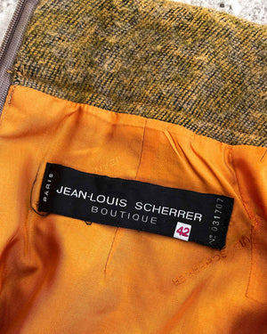 80s Jean-Louis Scherrer Cashmere Skirt