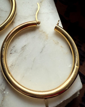 14K Gold Hoop Earrings