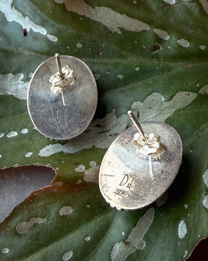 Sterling Lace Agate Earrings