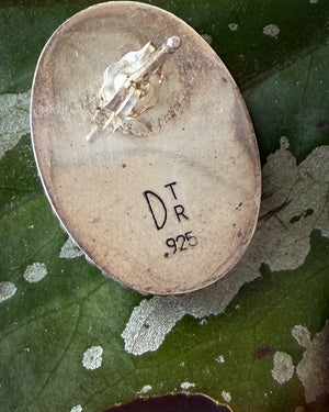 Sterling Lace Agate Earrings