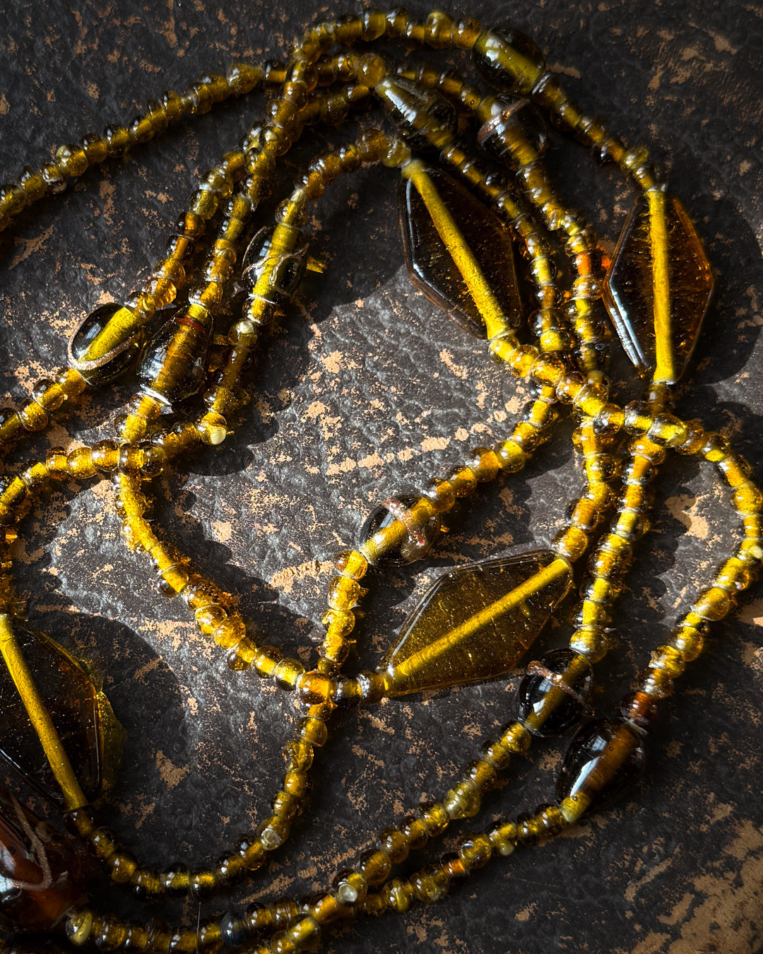 70s Glass Beaded Necklace