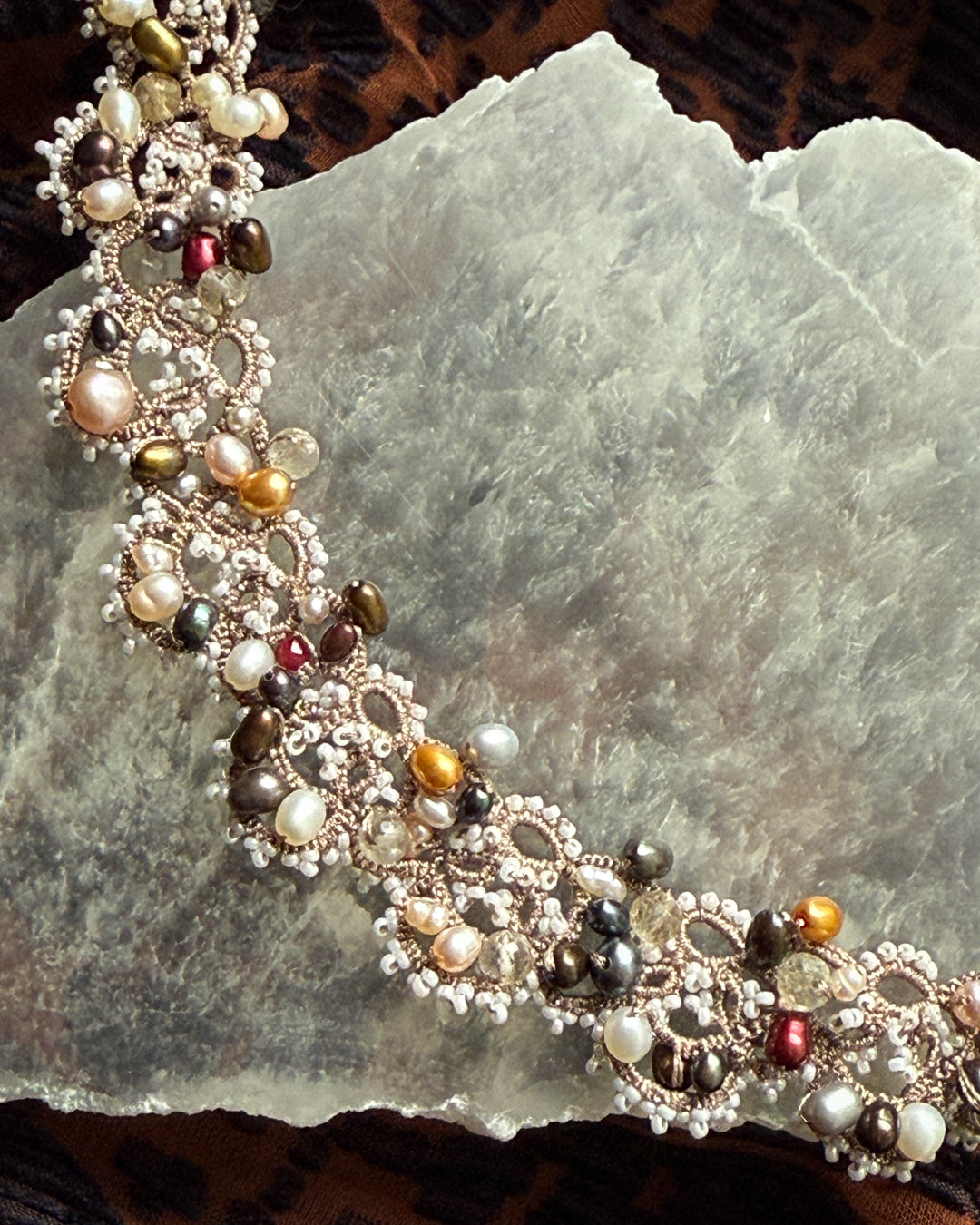 Lorina Balteanu Pearl Choker