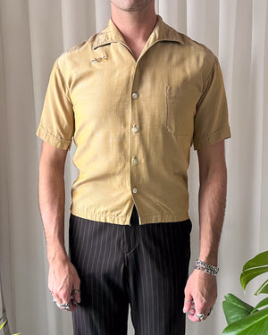 50s 2-Tone Silk Shirt
