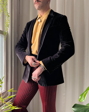 Dolce & Gabbana Velvet Tuxedo Jacket | M