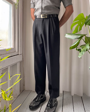 90s Givenchy Black Trousers | 34