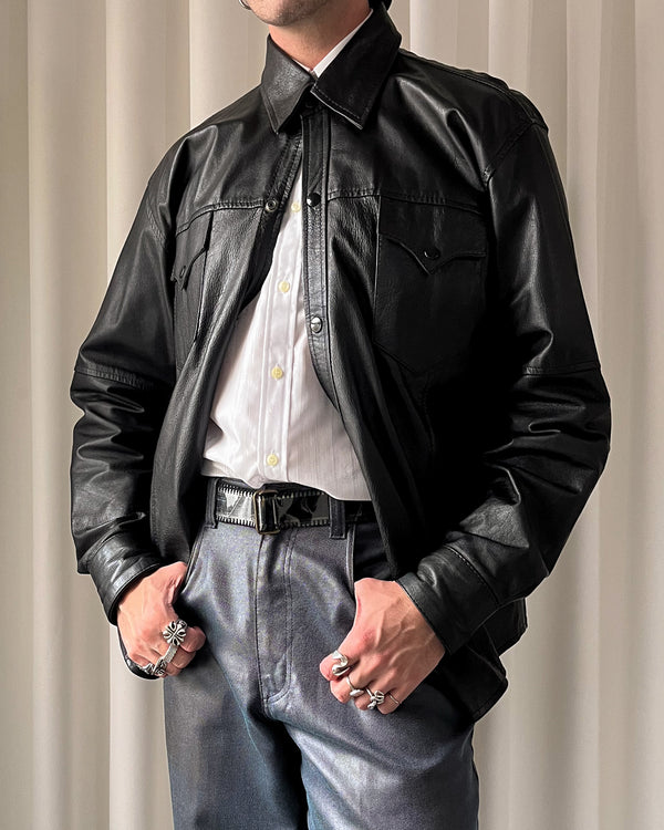 Leather Jacket Outfit 1980s Outfits For Guys Black Leather Jacket