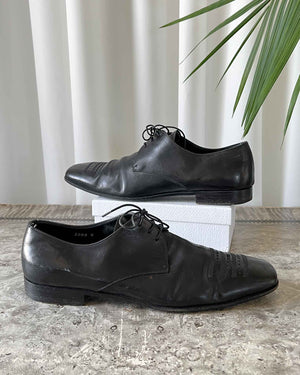 Prada mens oxfords mens oxford shoes Clearance