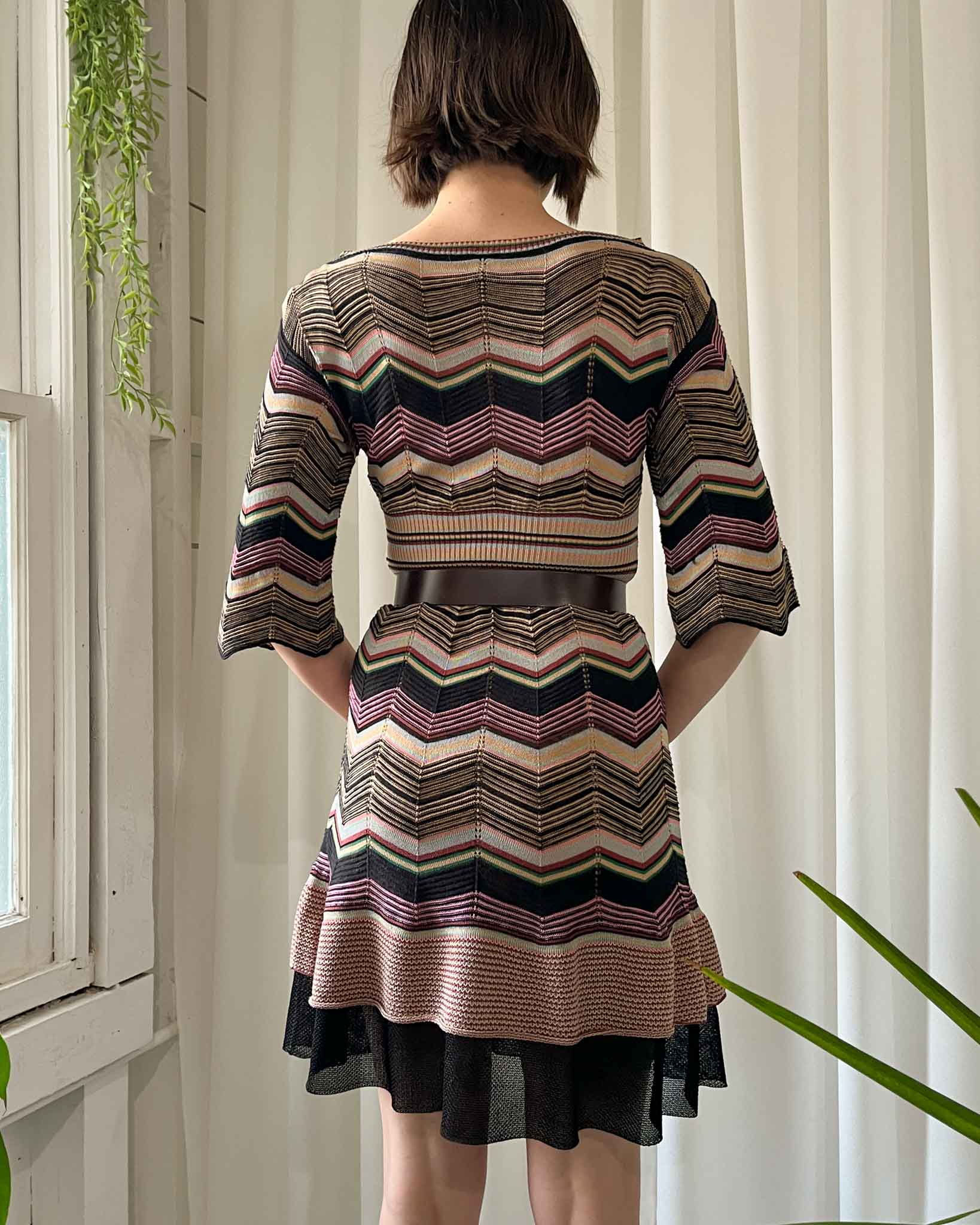 00s Missoni Chevron Dress | XS - Lucky Vintage 00s Missoni Chevron Dress | XS - Lucky Vintage