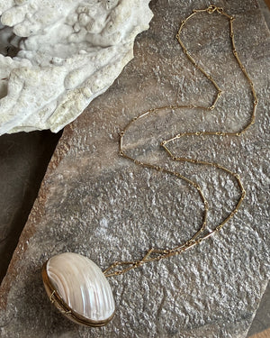 Mother Of Pearl Trinket Box Necklace