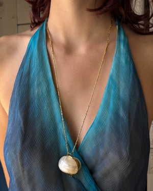 Mother Of Pearl Trinket Box Necklace