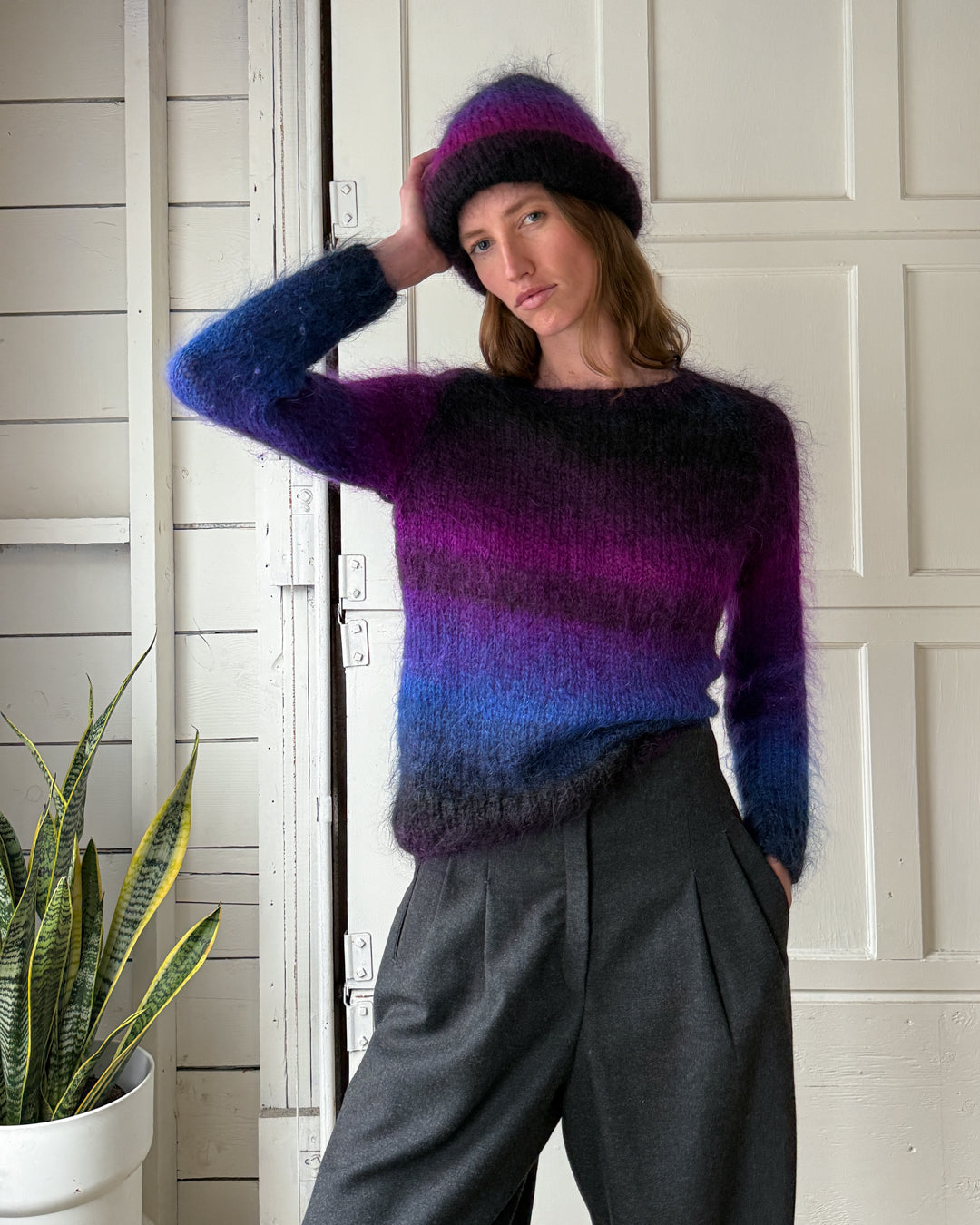 90s Ombre Mohair Sweater | S