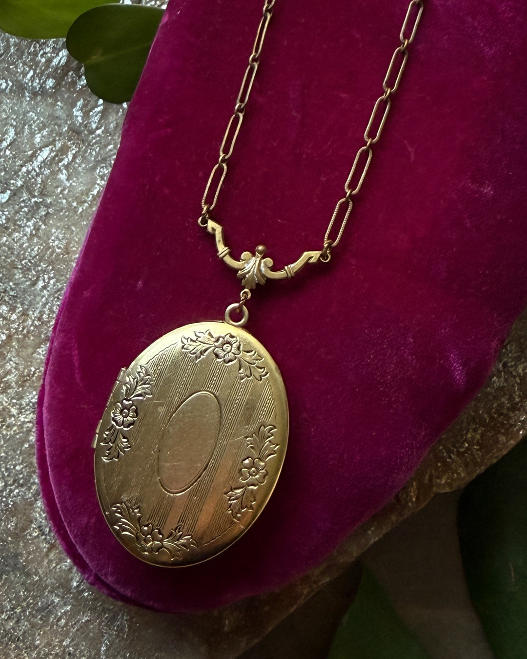 Victorian Style Oval Locket