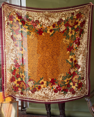 90s Wool Challis Shawl