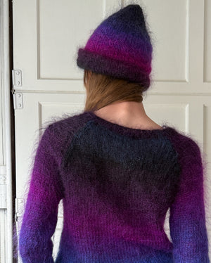 90s Hand Knit Mohair Beanie