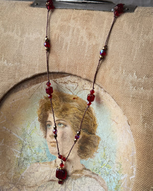 00s Glass Beaded Necklace