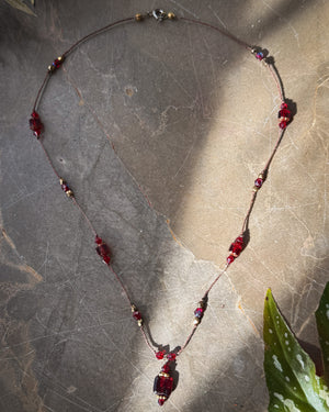 00s Glass Beaded Necklace