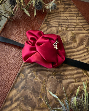 Satin Rosette Choker