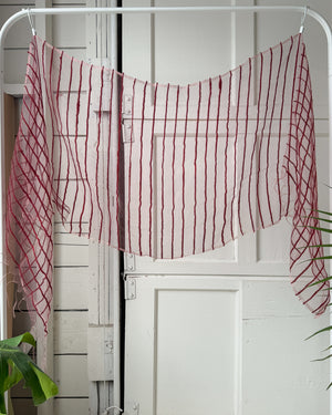 Sheer Mauve Silk Shawl