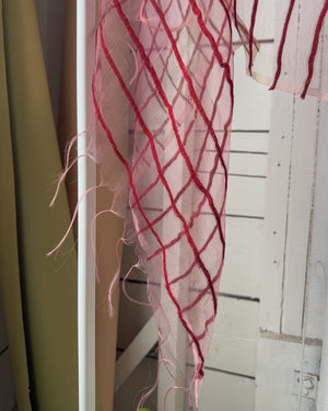 Sheer Mauve Silk Shawl