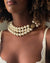 80s Jacky de G 3 Strand Pearl Necklace