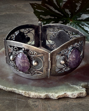 Sterling & Amethyst Bracelet