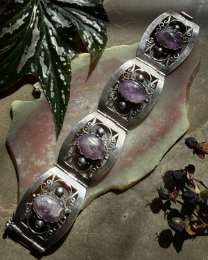 Sterling & Amethyst Bracelet