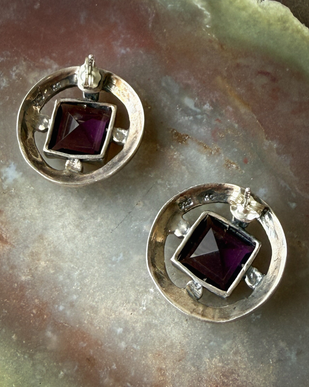 Amethyst Sterling Earrings