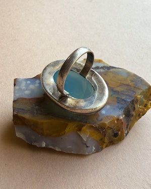 Sterling Chalcedony Ring
