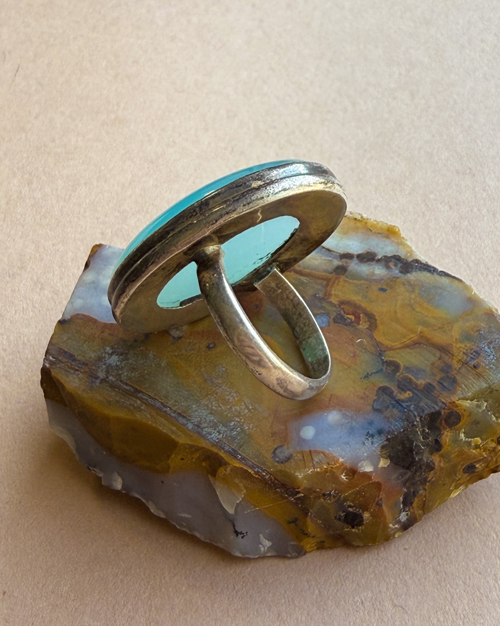 Sterling Chalcedony Ring