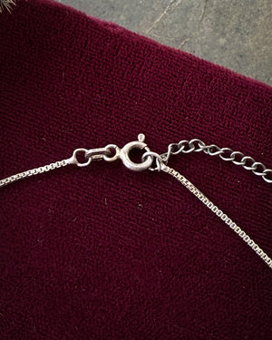 Sterling Cat's Eye Orb Necklace