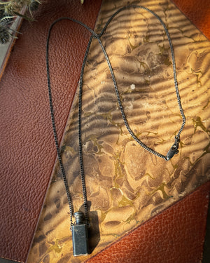 Sterling Bottle Pendant Necklace