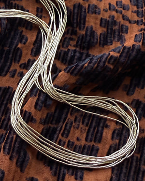 Liquid Silver Multi-Strand Necklace