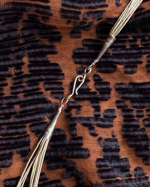 Liquid Silver Multi-Strand Necklace