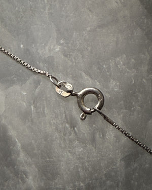 Small Sterling Puffy Heart Necklace