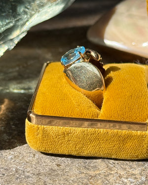90s Vermeil Crystal Ring