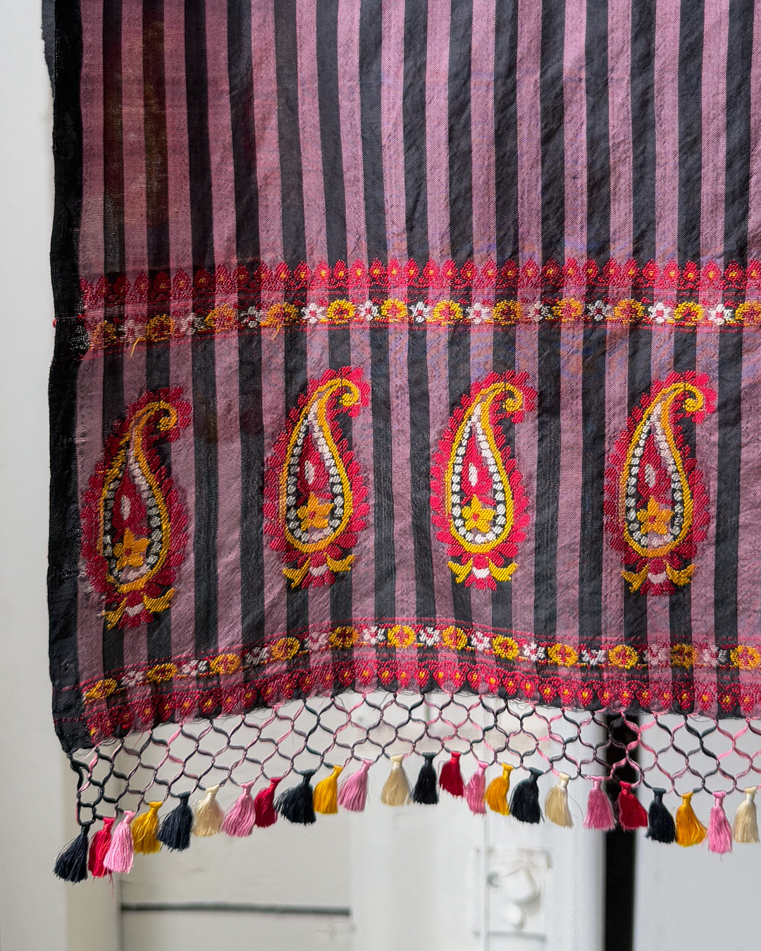 Handwoven Indian Silk Shawl