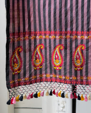 Handwoven Indian Silk Shawl