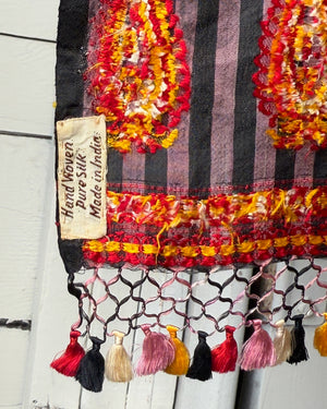 Handwoven Indian Silk Shawl