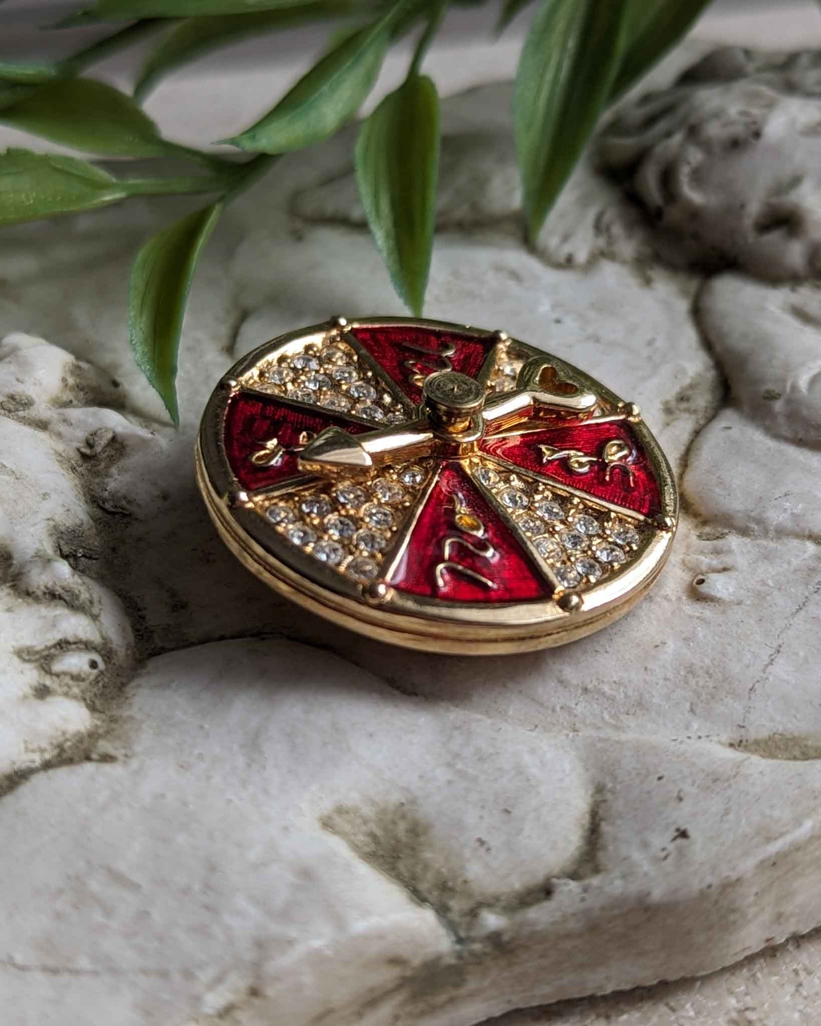 Swarovski Yes No Novelty Brooch