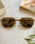 70s Vuarnet Gold Aviator Sunglasses