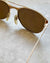 70s Vuarnet Gold Aviator Sunglasses