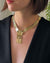 Whiting & Davis Gold Buckle Necklace