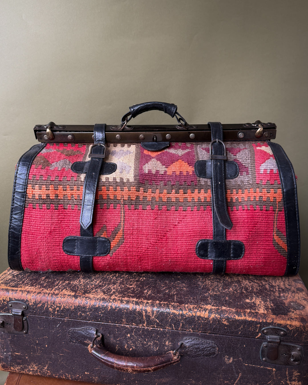 80s Kilim Travel Bag